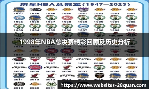 1998年NBA总决赛精彩回顾及历史分析