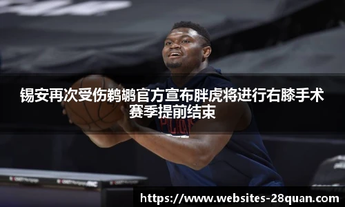 锡安再次受伤鹈鹕官方宣布胖虎将进行右膝手术赛季提前结束